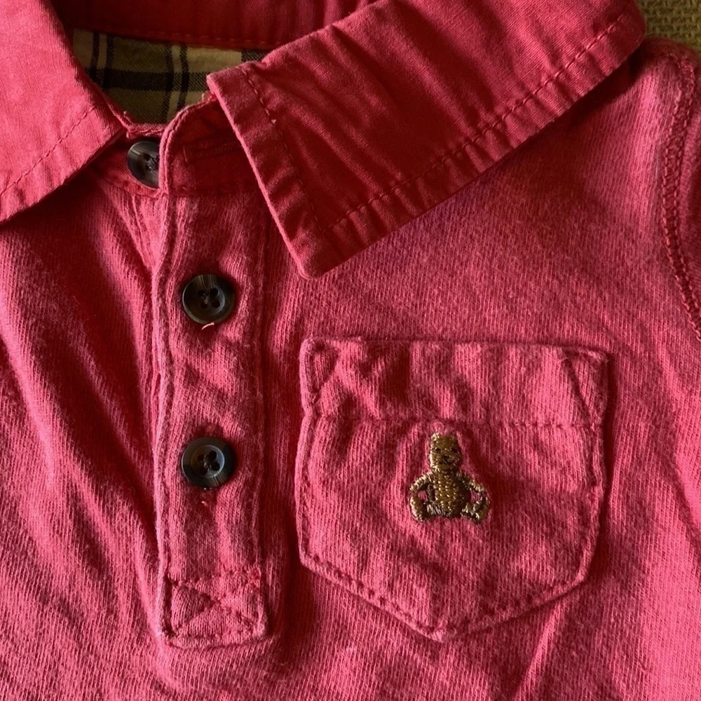 Babygap polo and linen pants size 0-3months